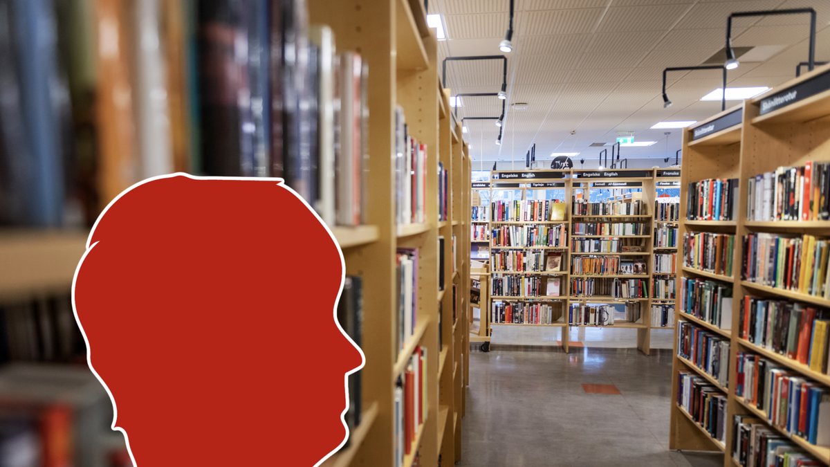 En bibliotekarie på Hisingen i Göteborg blev misshandlad.